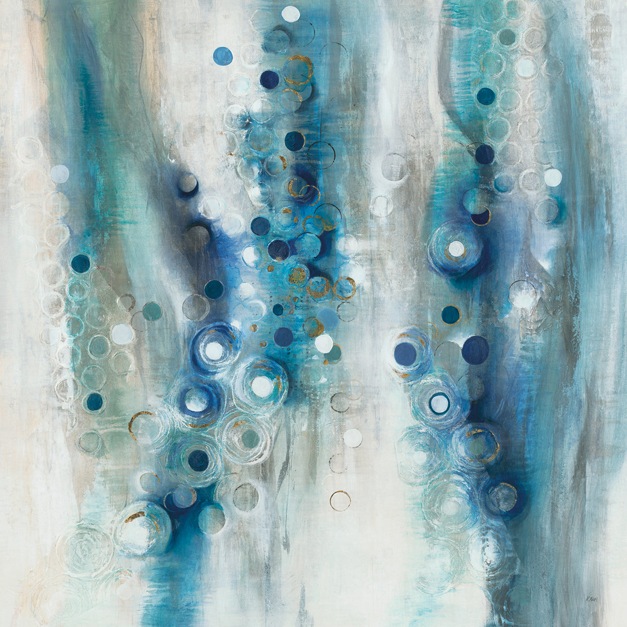 Endless Muse by K. Nari  - larger sizes handcrafted wall art work on large canvas & framed canvas prints