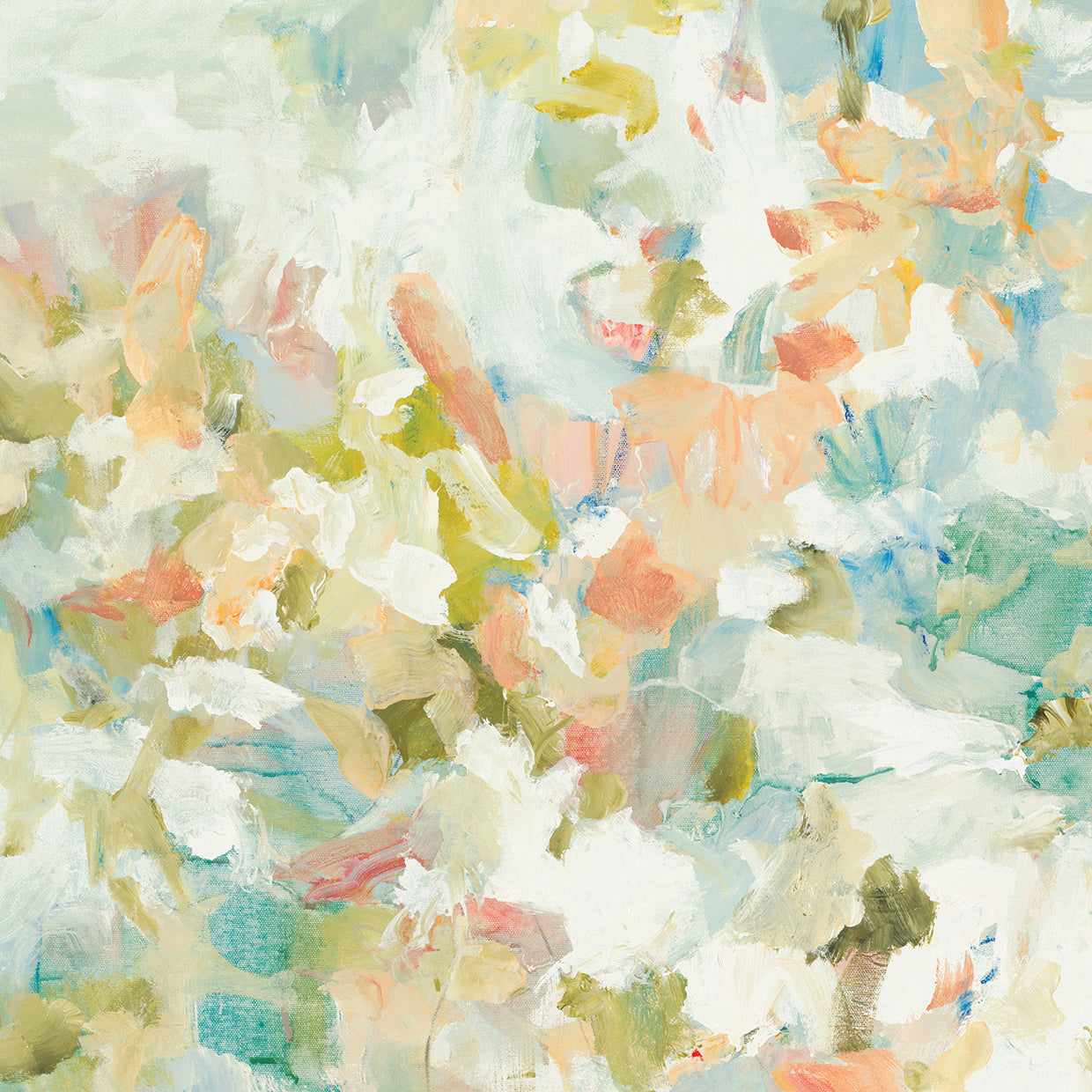 Garden Palette I by Lisa Ridgers - larger sizes handcrafted wall art work on large canvas & framed canvas prints