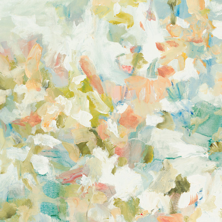 Garden Palette I by Lisa Ridgers - larger sizes handcrafted wall art work on large canvas & framed canvas prints