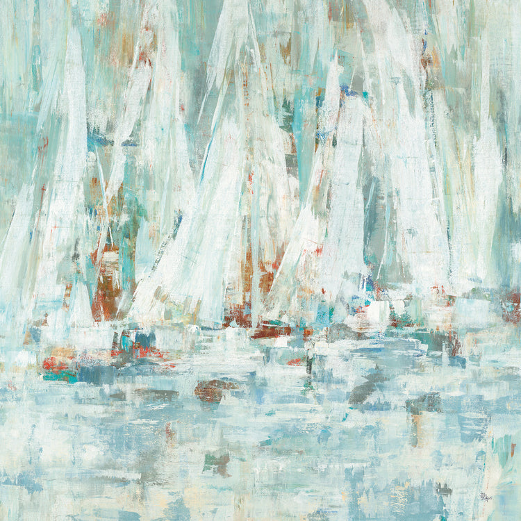 Sail Away III by Lisa Ridgers - top quality wall art work on large canvas & framed canvas prints