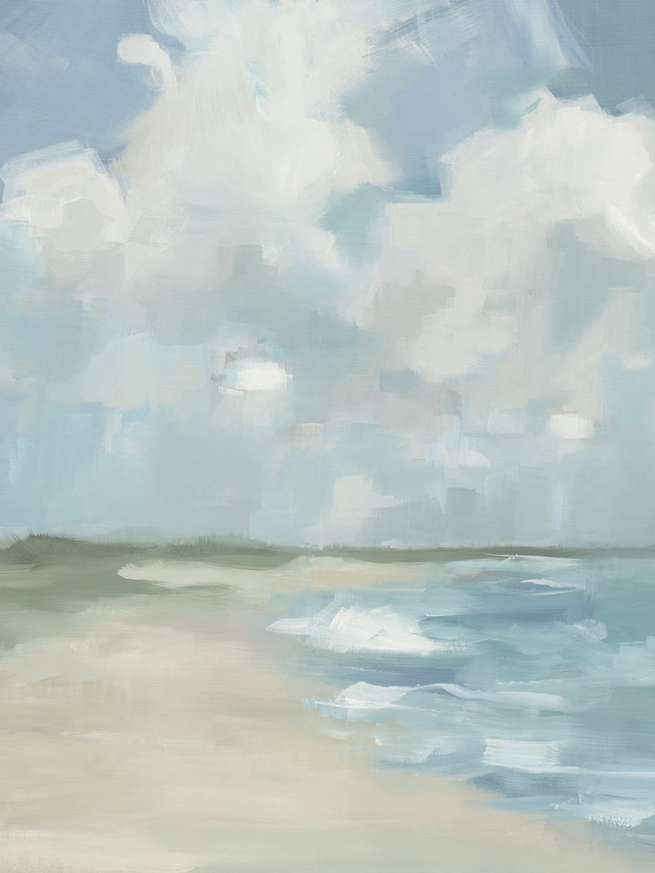 Calming Seas by Liz Jardine - museum quality wall art work on large canvas & framed canvas prints