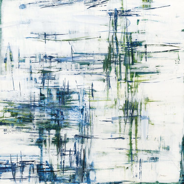 High Wire Act by Liz Jardine - larger sizes handcrafted wall art work on large canvas & framed canvas prints