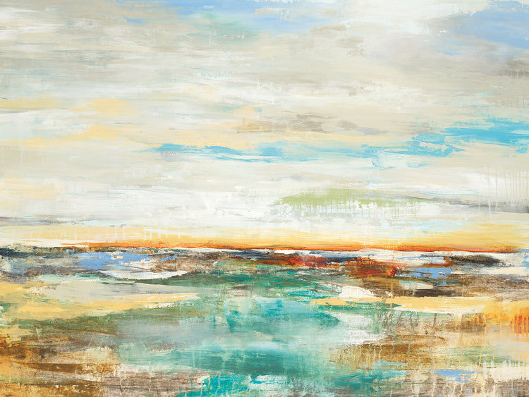 Shore Break by Liz Jardine - best quality handcrafted wall art work on large canvas & framed canvas prints