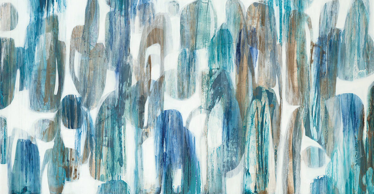 The Shape of Things by Liz Jardine - highest quality handcrafted wall art work on large canvas & framed canvas prints