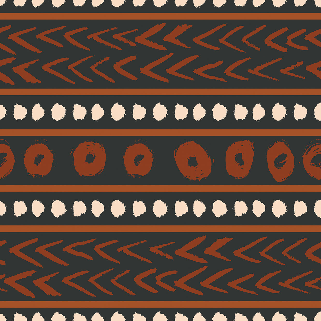 Arte en lienzo tribal X y O