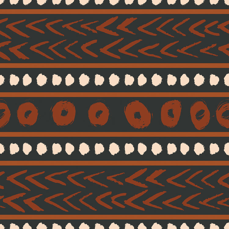 Arte en lienzo tribal X y O
