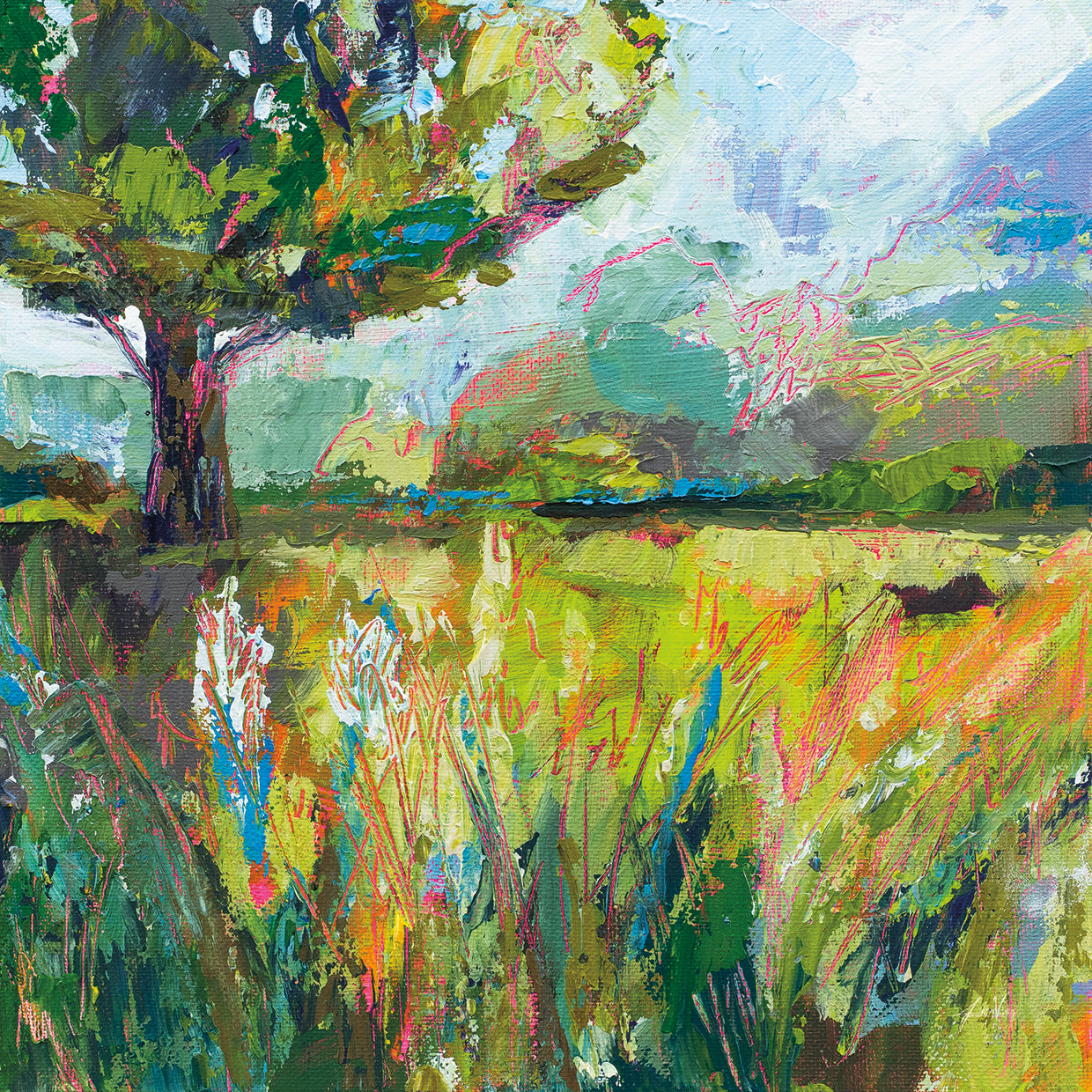 Wildflowers by Jeanette Vertentes - lowest price wall art work on large canvas & framed canvas prints