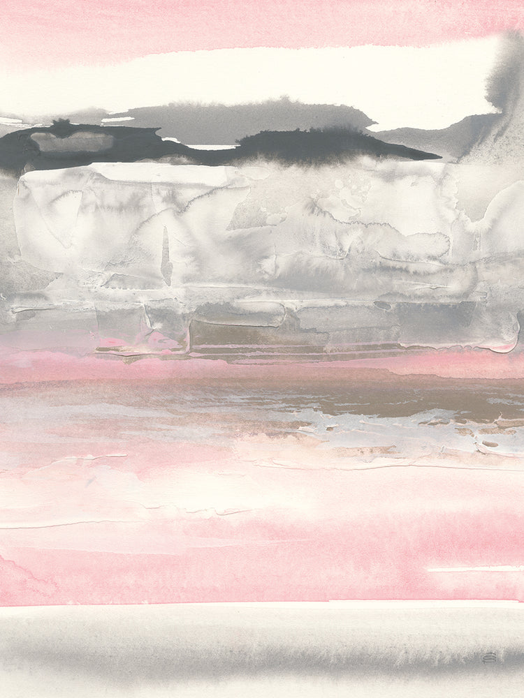 Charcoal and Blush I Crop