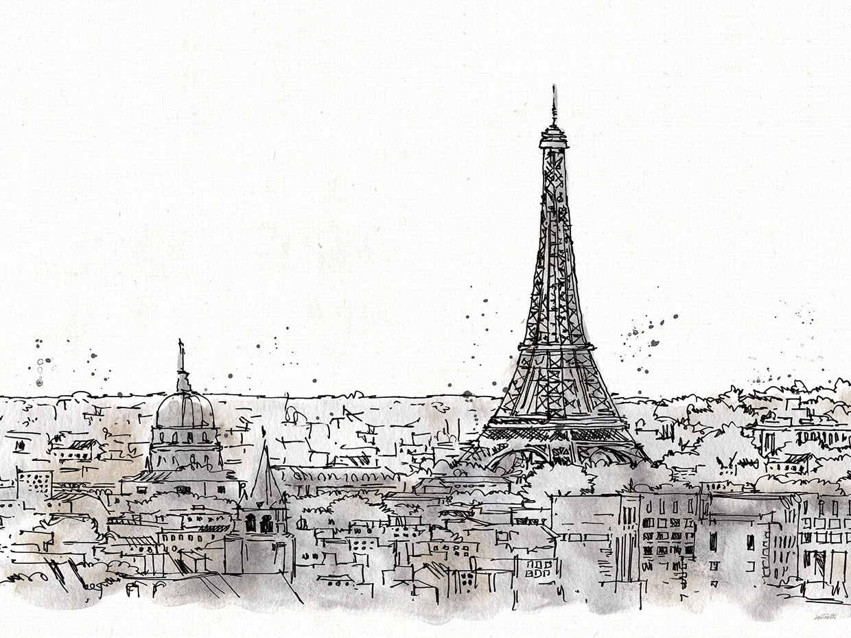 Skyline Sketches II No Words Flowers