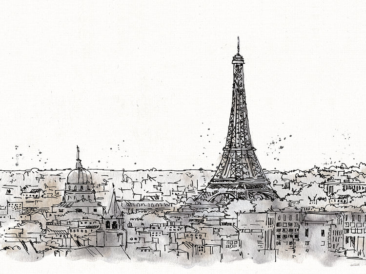 Skyline Sketches II No Words Flowers