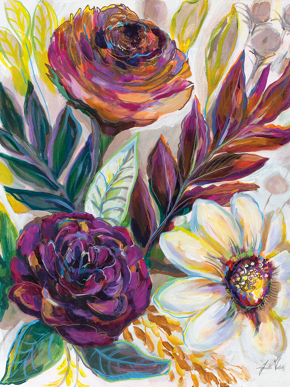 Festive Season III by Jeanette Vertentes - best quality handcrafted wall art work on large canvas & framed canvas prints