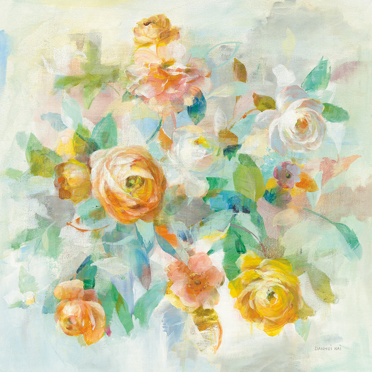 Blooming Splendor V by Danhui Nai - lowest price wall art work on large canvas & framed canvas prints
