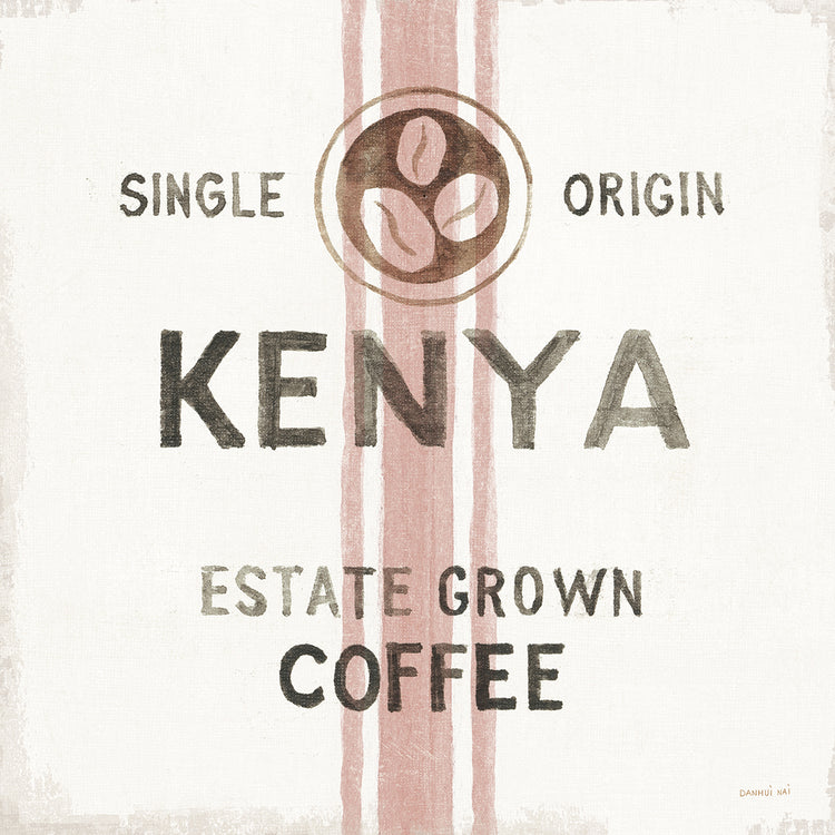 Wake Me Up Coffee Sack IV by Danhui Nai - handcrafted wall art work on large canvas & framed canvas prints, made to order