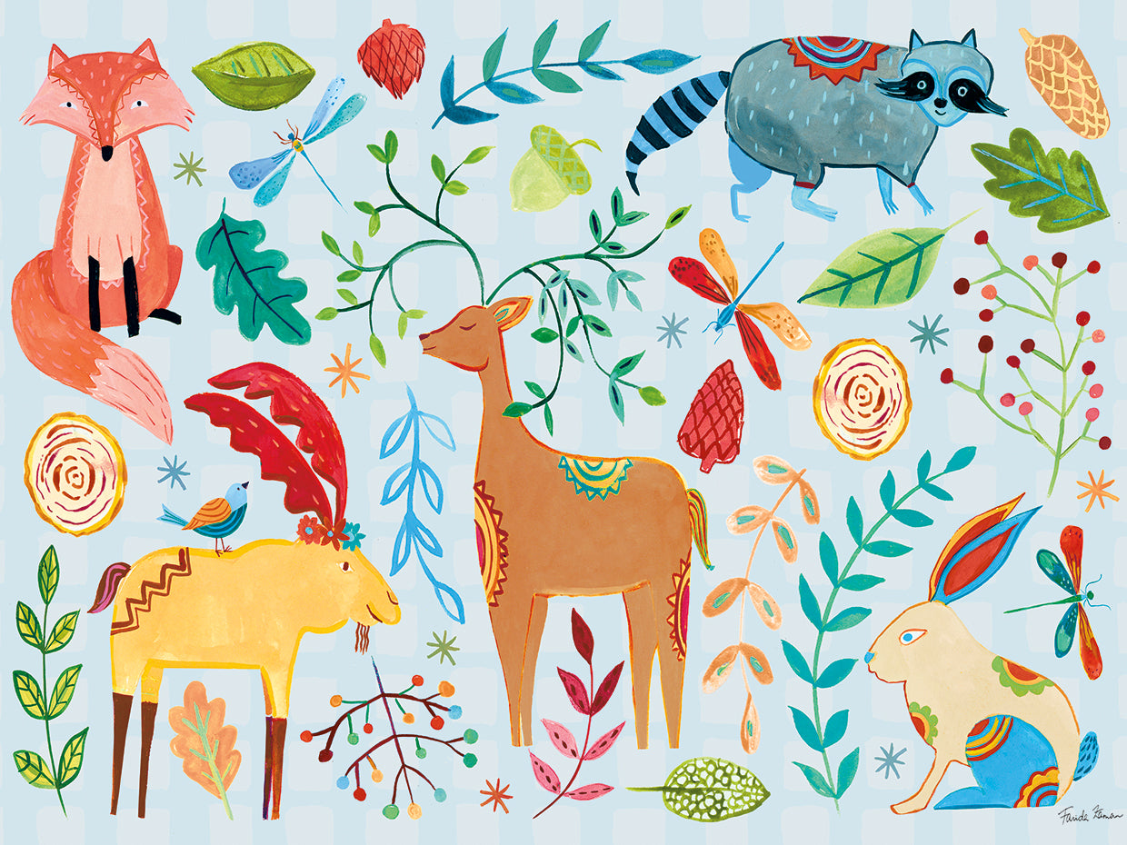 Whimsical Woodland I Pastel