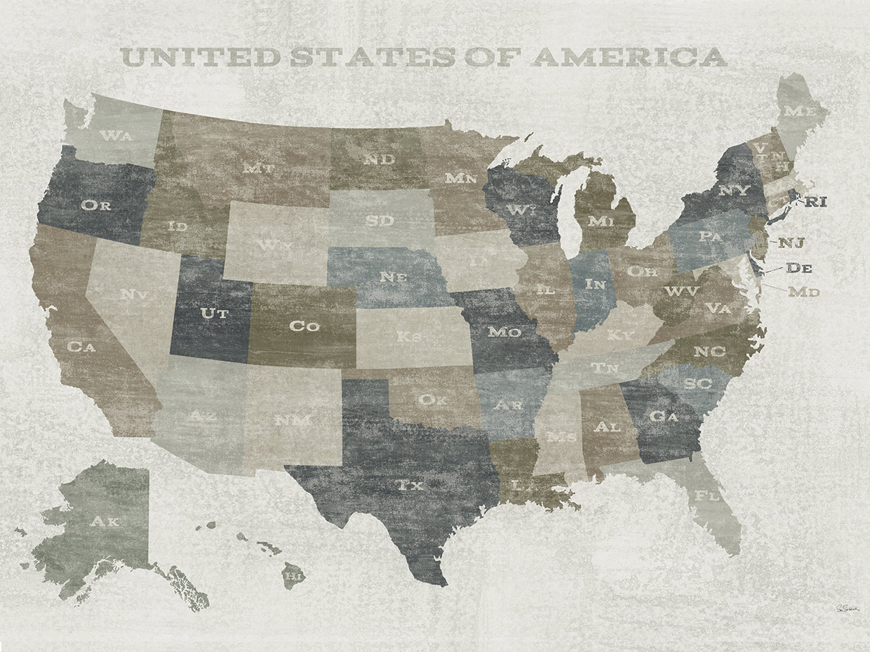 Slate US Map