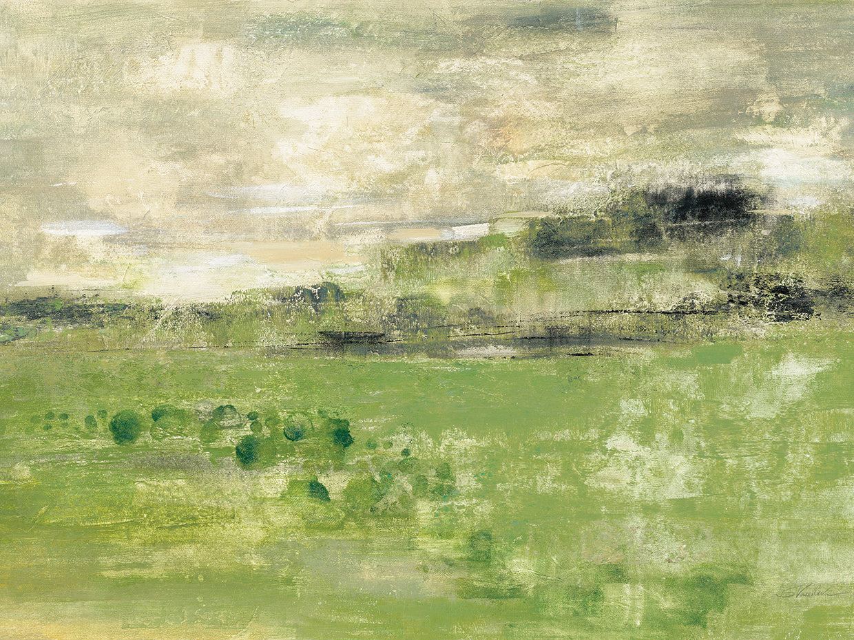 Spring Valley I Green by Silvia Vassileva - lowest price wall art work on large canvas & framed canvas prints