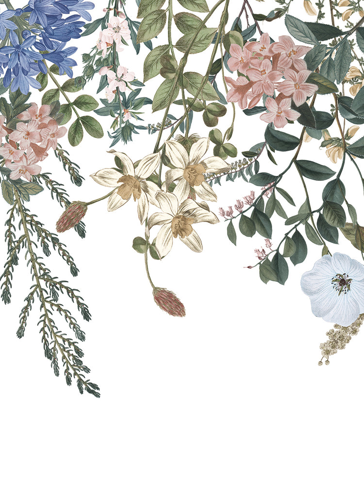 Arte de lienzo colgante floral II