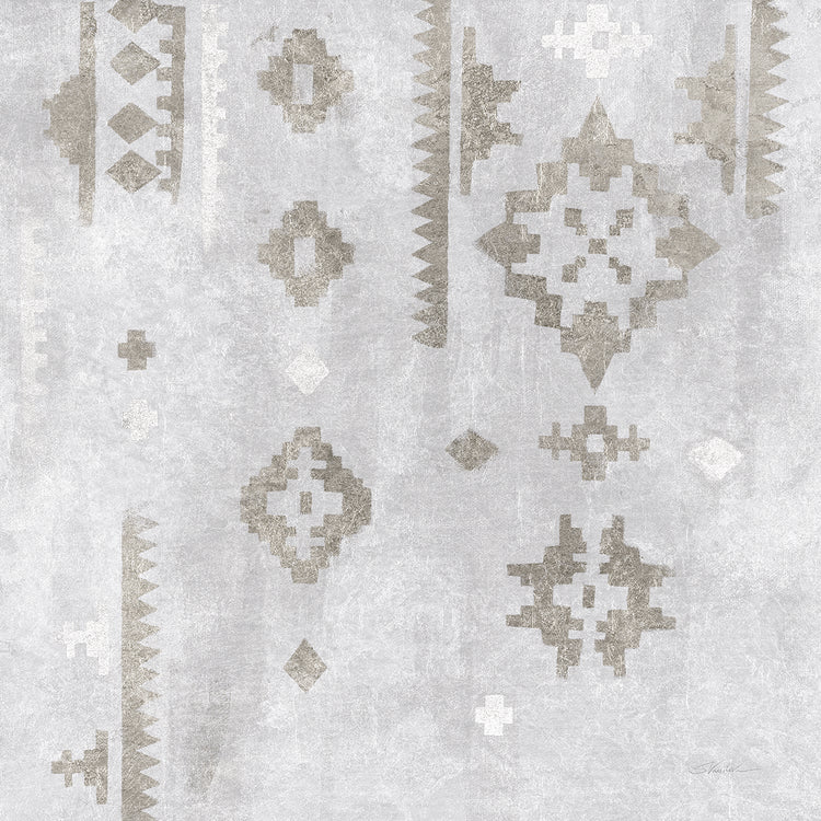 Scandanavian Mood III Silver by Silvia Vassileva - larger sizes handcrafted wall art work on large canvas & framed canvas prints