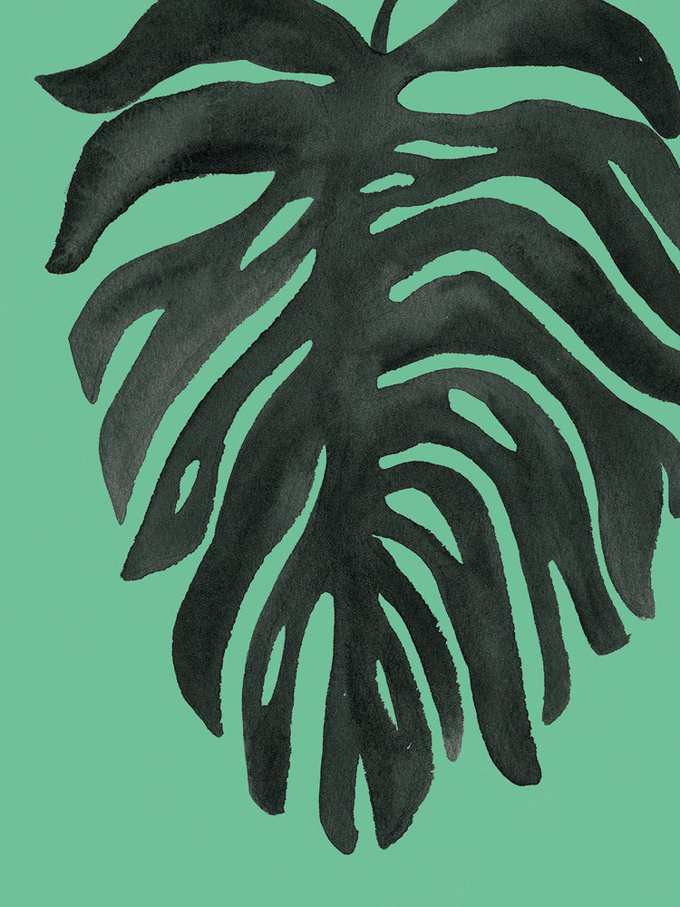 Tropical Palm II BW Green