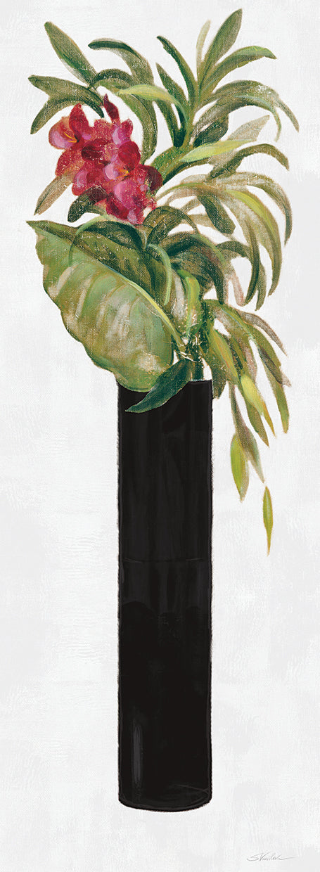 Tropical Lush I on White by Silvia Vassileva - lowest price wall art work on large canvas & framed canvas prints