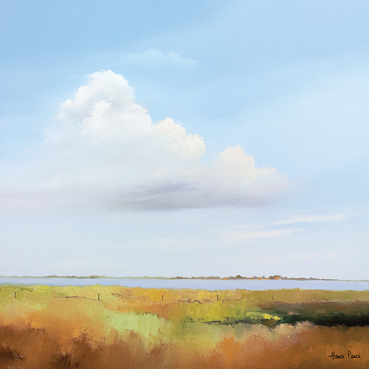 Clouds Above the Lake Light