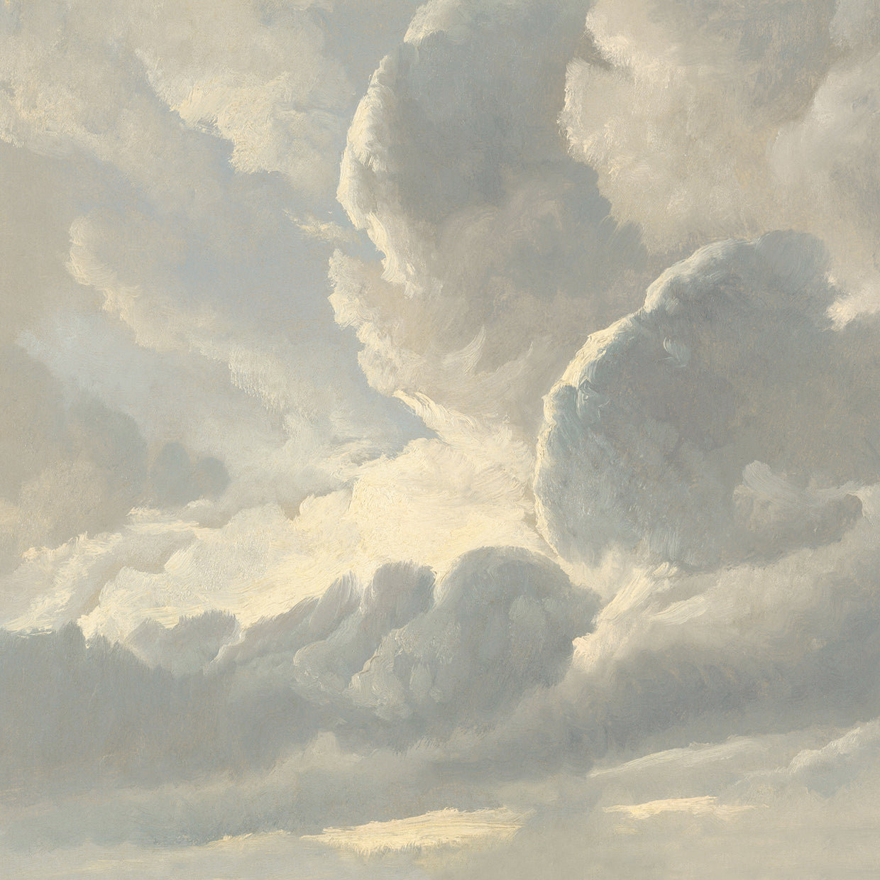 Estudio de nubes III Lienzo