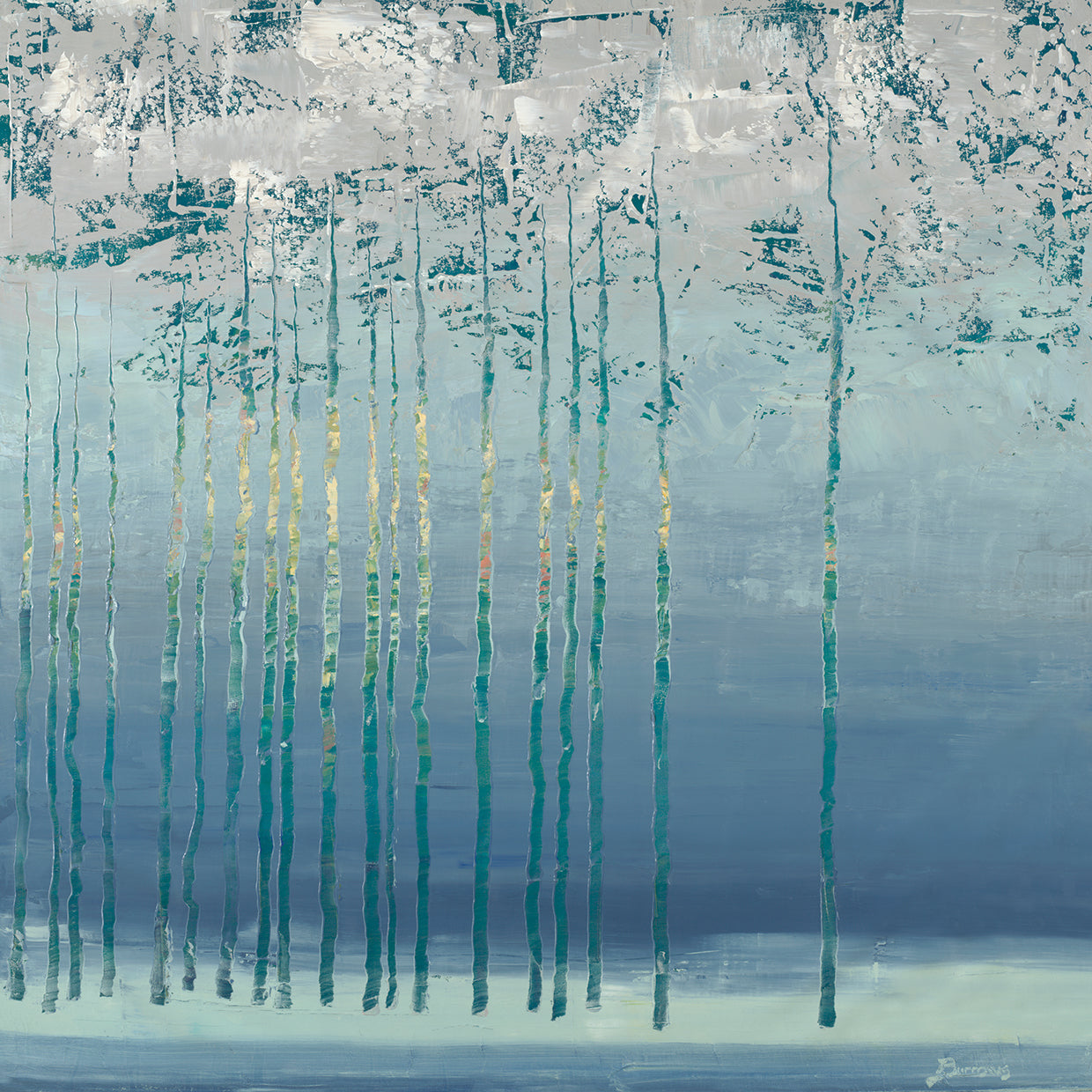 Emergence by John Burrows - handcrafted wall art work on large canvas & framed canvas prints, made to order