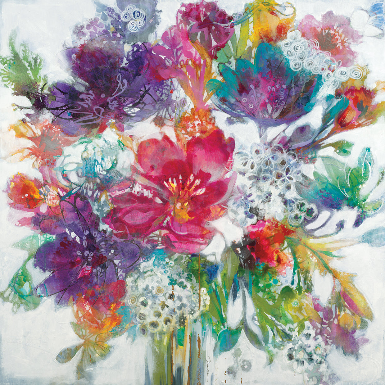 Practical Magic by Liz Jardine - handcrafted wall art work on large canvas & framed canvas prints, made to order