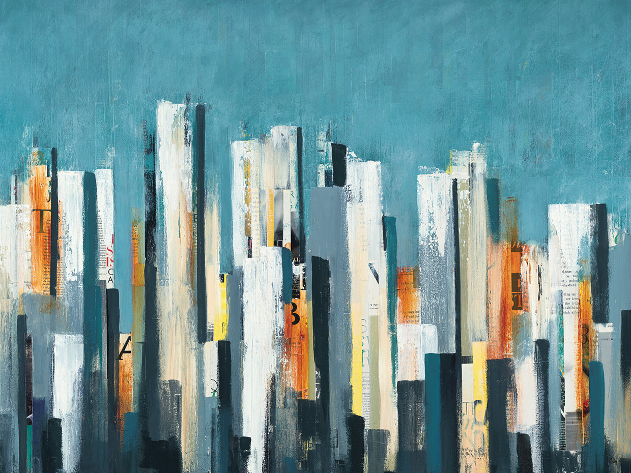 Urban Play by Lisa Ridgers - museum quality wall art work on large canvas & framed canvas prints