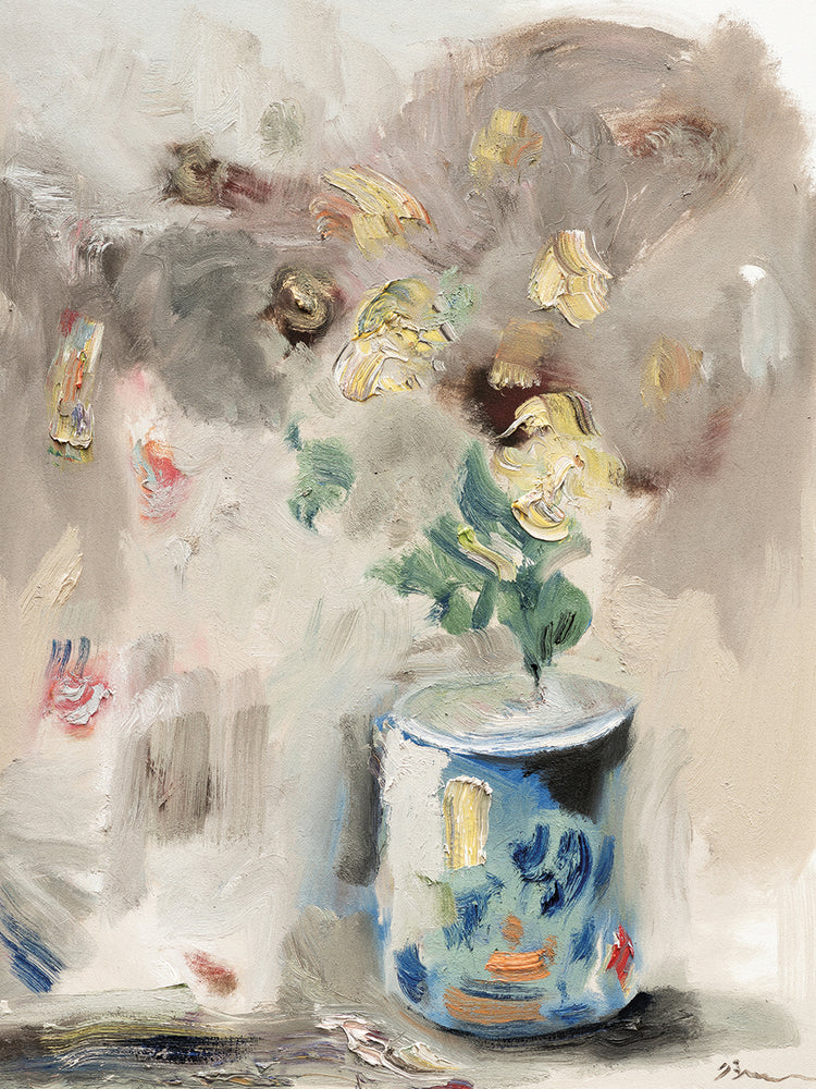 Flores en Tiffany's Canvas Art