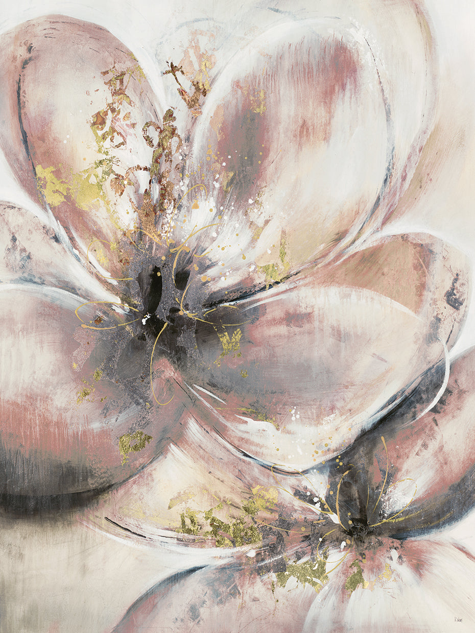 Golden Moment II by K. Nari - handcrafted wall art work on large canvas & framed canvas prints, made to order