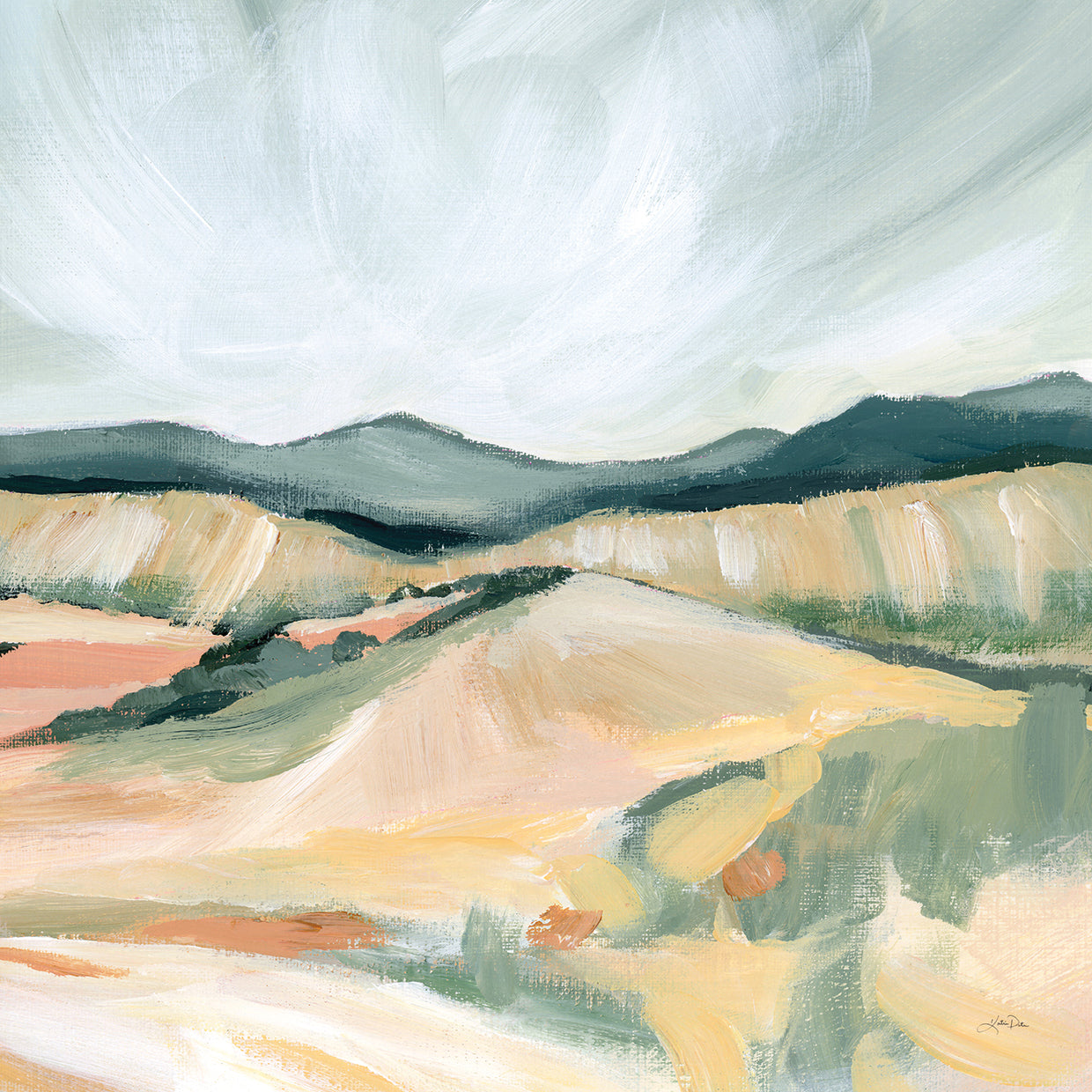 Vermillion Landscape II