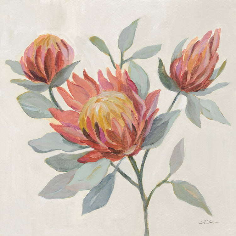 Field Bloom II by Silvia Vassileva - museum quality wall art work on large canvas & framed canvas prints