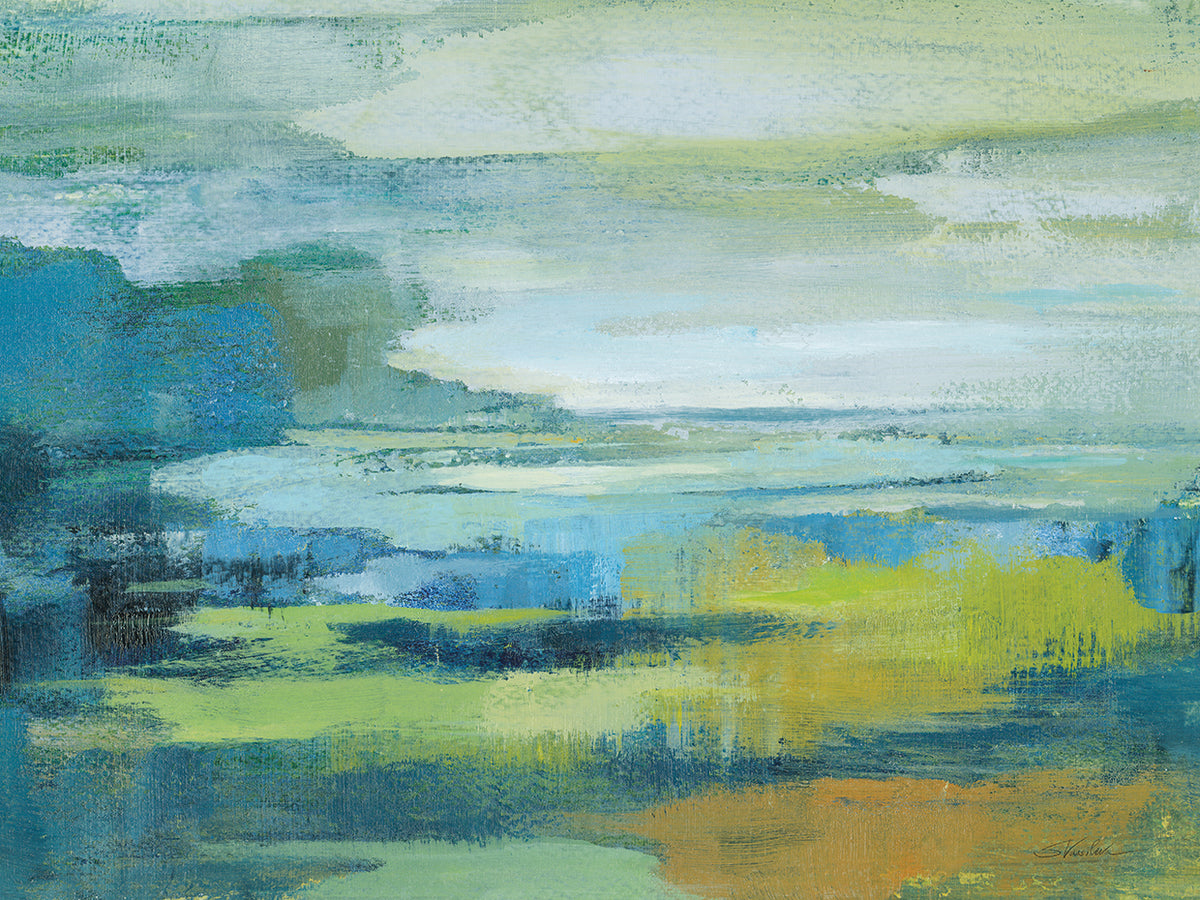 Early Spring Lake by Silvia Vassileva - lowest price wall art work on large canvas & framed canvas prints