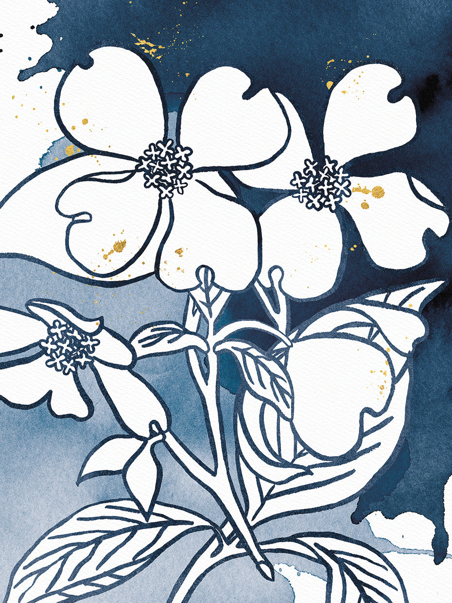 Indigo Blooms III