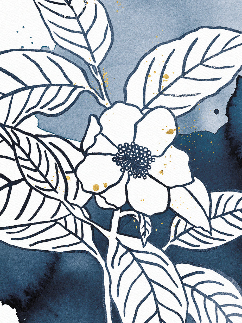 Indigo Blooms I