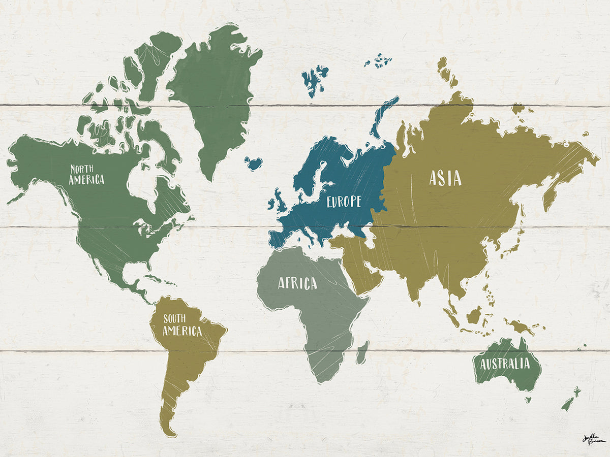 Peace and Lodge World Map