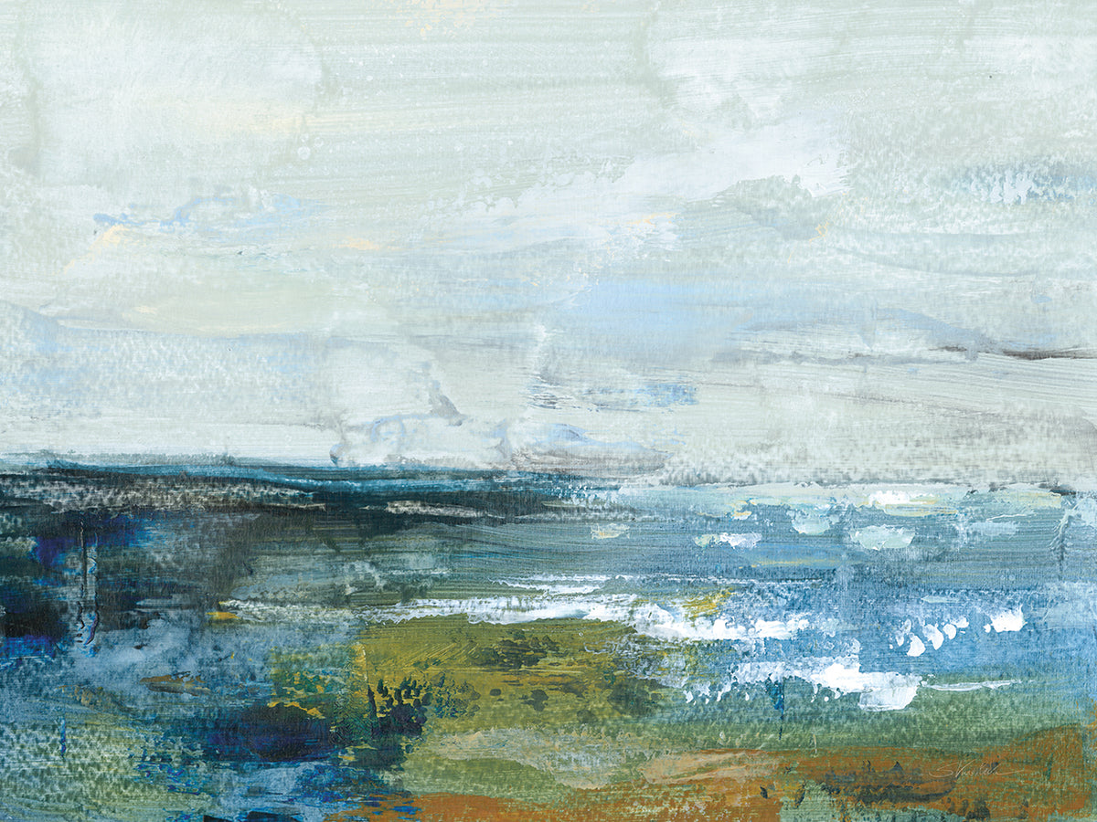 Morning Seascape by Silvia Vassileva - museum quality wall art work on large canvas & framed canvas prints