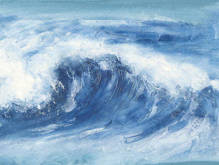 En el lienzo azul II