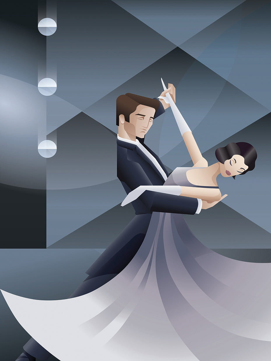 Night and Day Deco Dancers
