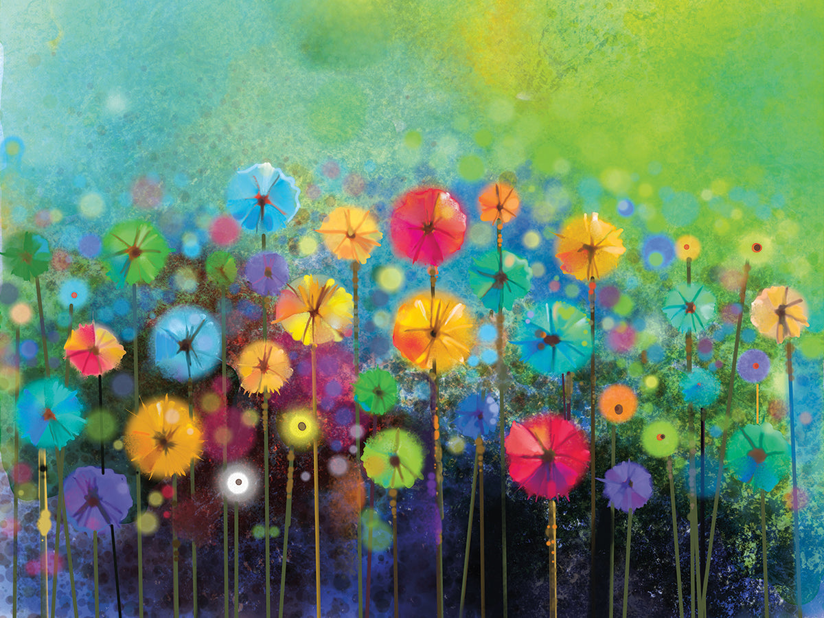 Prismatic Petals in the Meadow