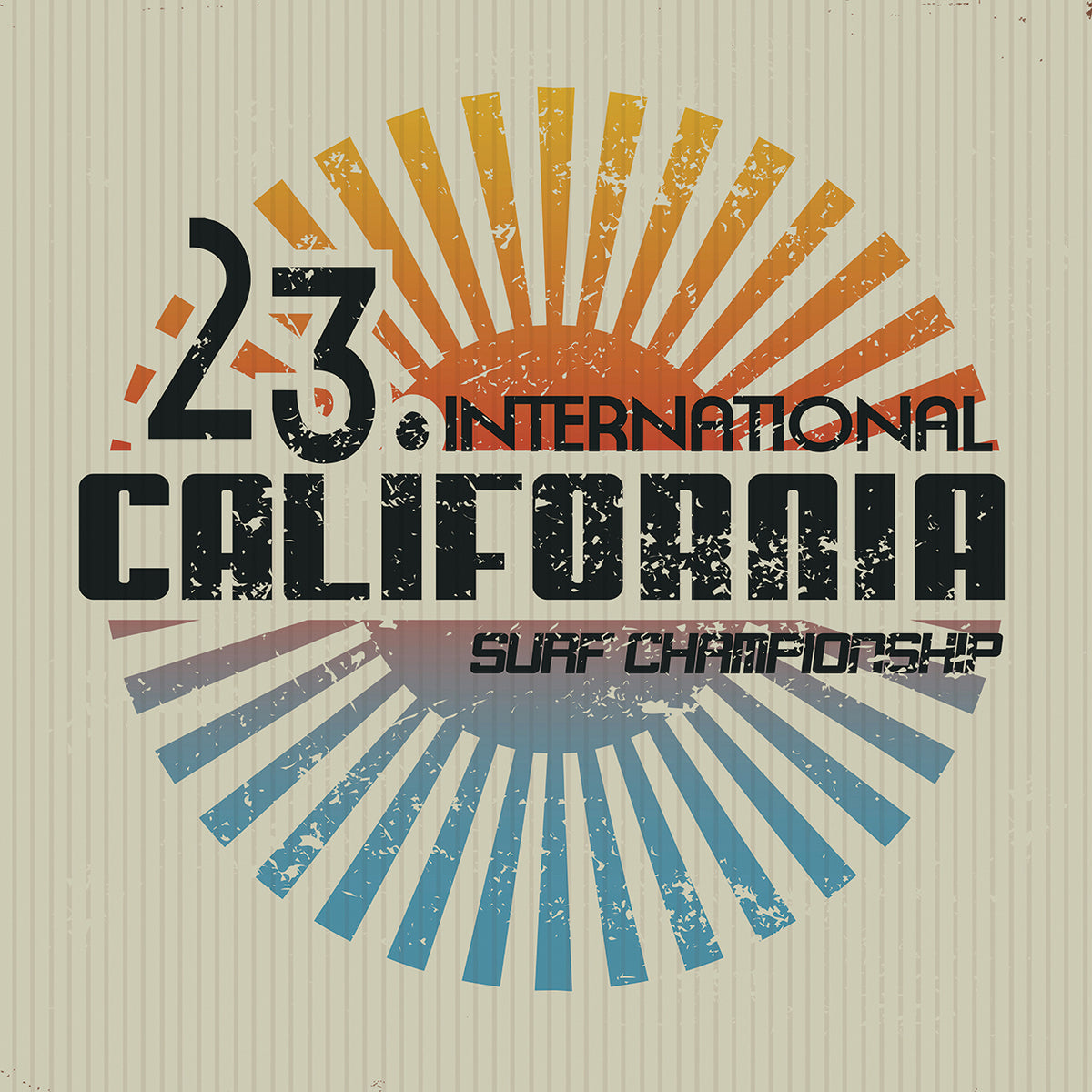 Vintage Cali Surf and Sun Poster