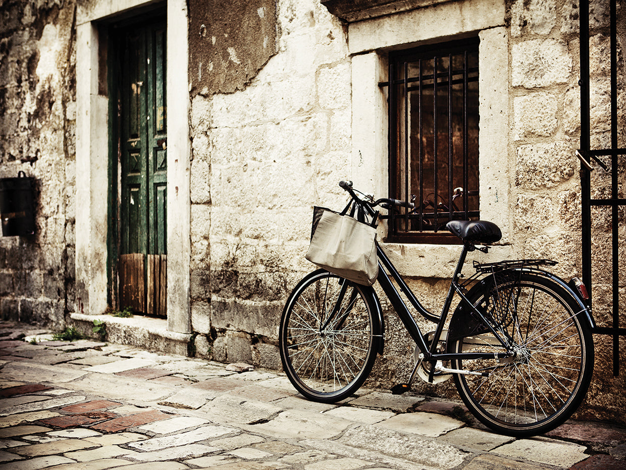 Bicycle in the Old Village