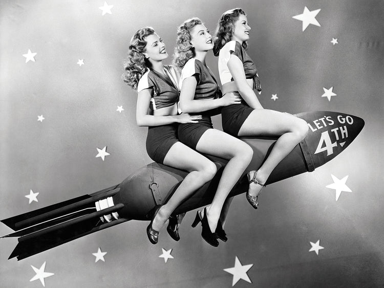 Patriotic Rocket Girls
