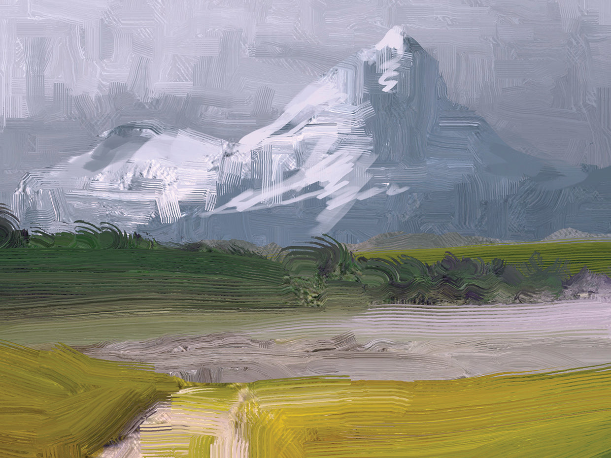 Summer Fields Below the Peak
