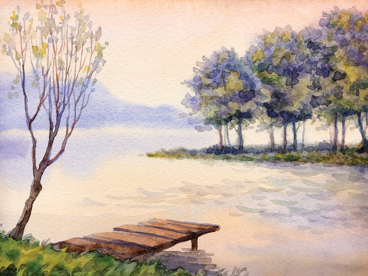 Lienzo de rosas de Lakeside Park