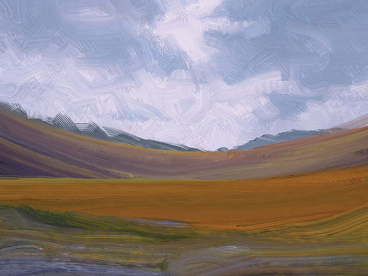 The Sweeping Valley Bellow