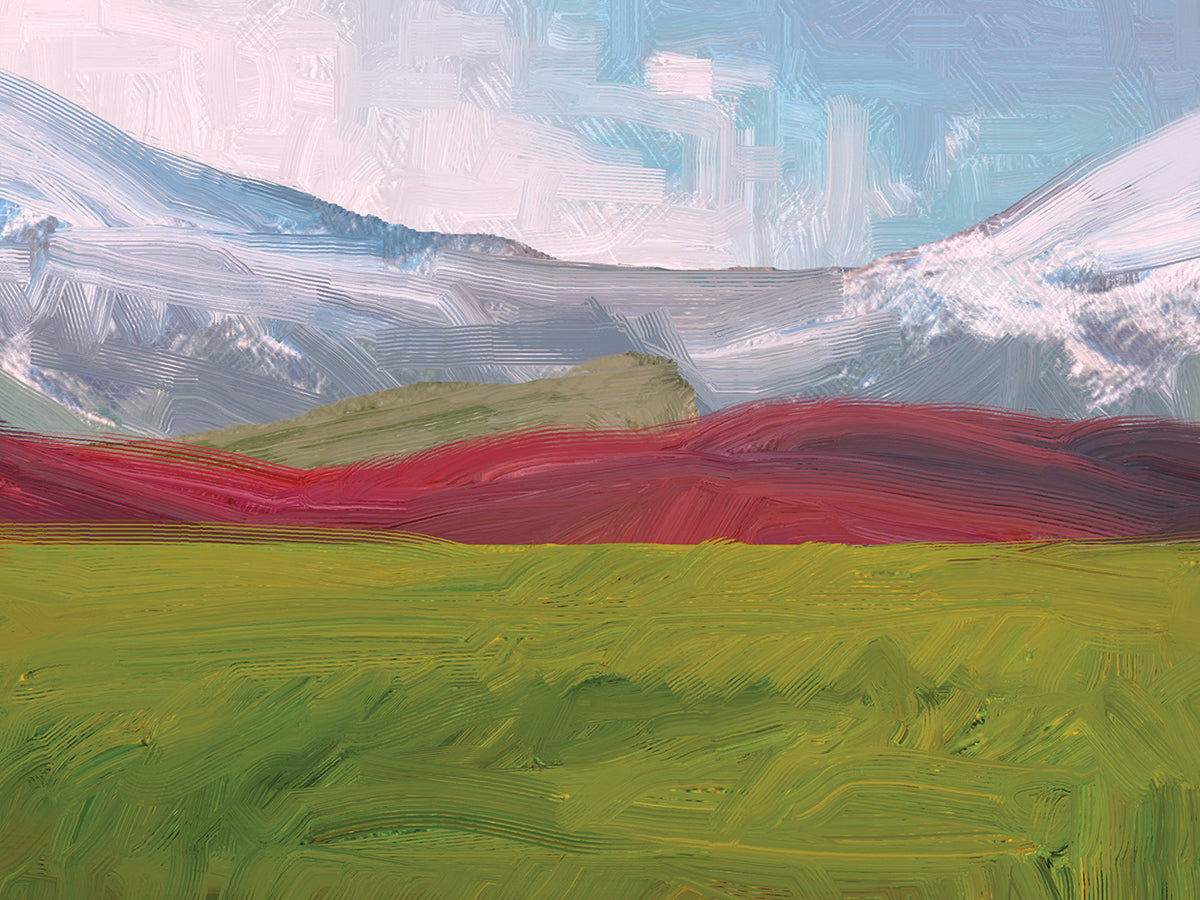 Summer Blue Sky Fields