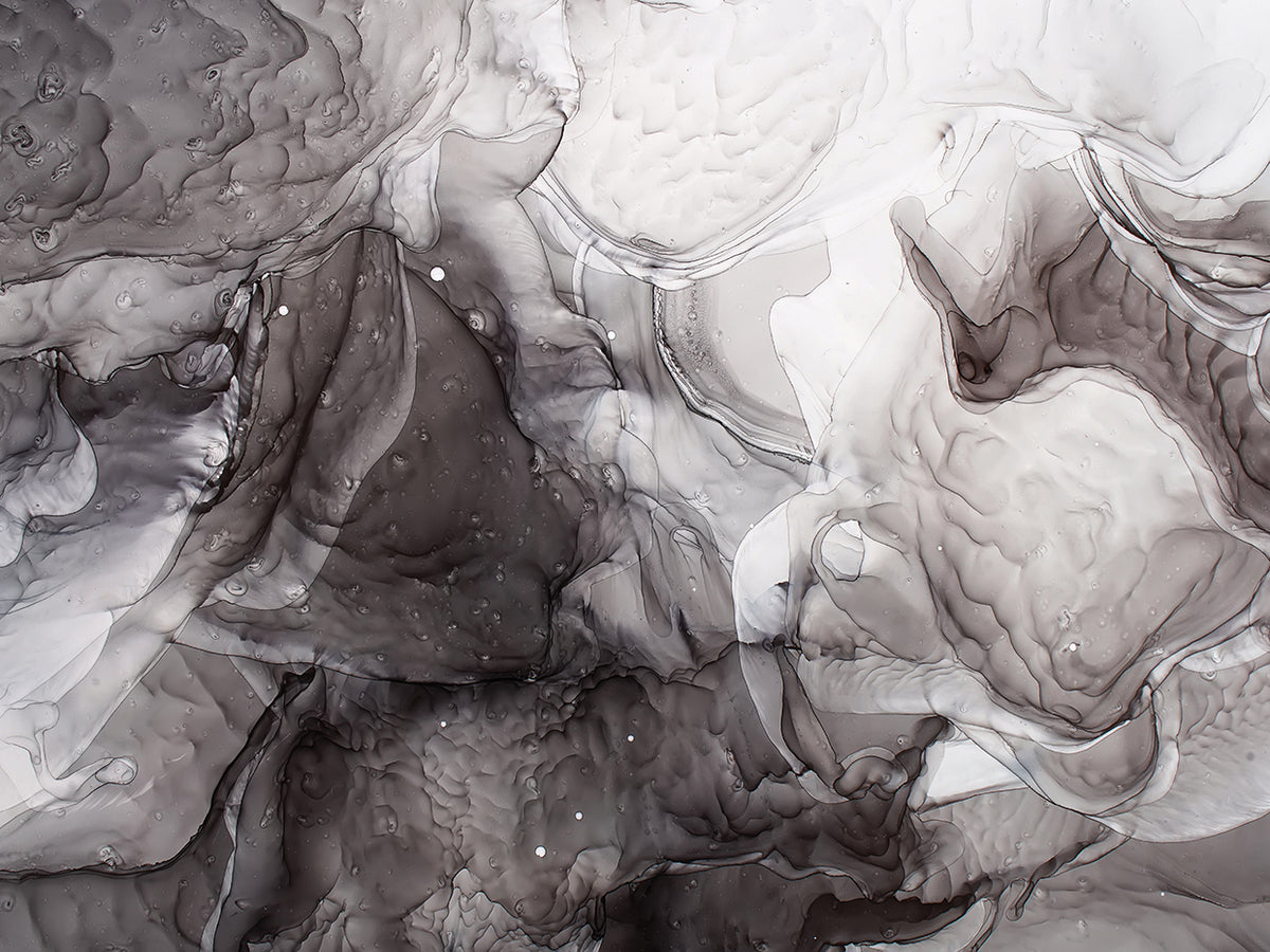 Silver Satin Folds