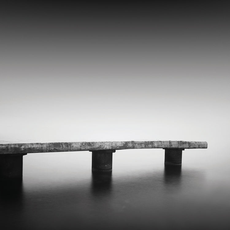 Arte de la lona del banco del mar negro brumoso